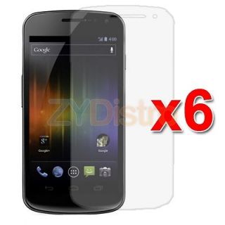 6X Clear LCD Screen Protector Cover for Samsung Galaxy Nexus Droid 