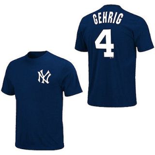 new york yankees lou gehrig jersey t shirt l one