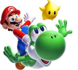 Choose Size   SUPER MARIO RIDING YOSHI Decal Removable WALL STICKER 