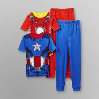 New Avengers Pajamas Ironman or Captain America Pick a 2 Piece Set 6 