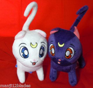 Sailor Moon Luna and Artemis Plush Toy Set of 2 New Officially 