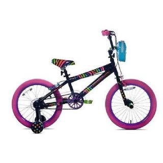 Avigo 18 inch Girls LittleMissMatched Bike   Stripes