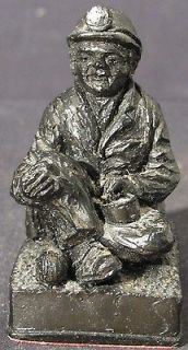 british coal sculpture miner figurine from canada 