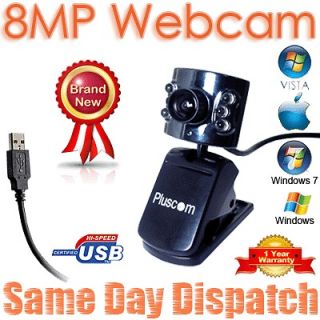  PC Computer Web Cam Camera Built in Mic LED Windows 7 XP MAC Vista