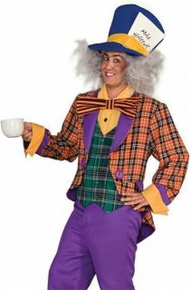 mad hatter outfit adult wonderland halloween costume one day shipping 