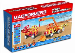 Magformers 47 Pcs Magnet Power Construction Set Magnetic 63090 NEW 