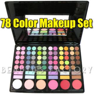 beauties factory 78 color eyeshadow cheek blush 4a from hong
