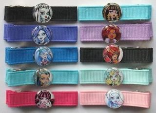 boutique girl hair clips monster high party favors 2 more