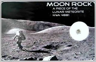 nwa 4881 lunar meteorite real moon rock rare piece from