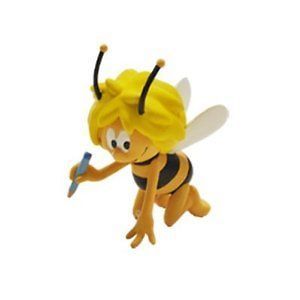 FIGURE BIENE  Maya the Bee with Pencil 2.5 Figurine  BULLYLAND
