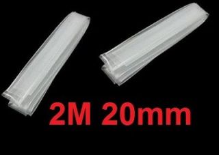 2m Transparent Cl​ear 20mm/3/4 Heat Shrink Wire Wrap Cable Sleeving 