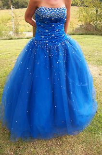 womens mori lee blue party plays princess fairy costume prom dress 