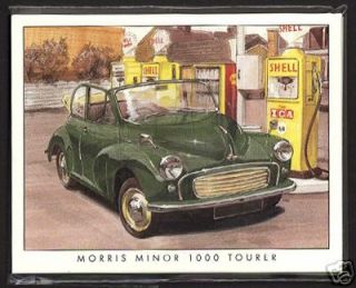 Morris Minor 1000 Traveller rear view 1960s original b&w Press 