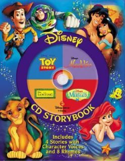 Classic Disney Adventures CD Storybook Lion King, Aladdin, Little 