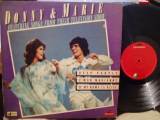 Donny & Marie Featuring Songs From Their Television Show 33 RPM LP 