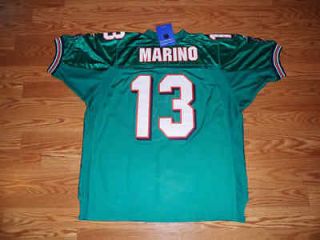 dan marino dolphins throwback nfl jersey size 48 m time
