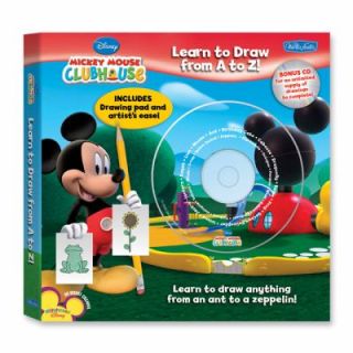 Disneys Mickey Mouse Clubhouse Learn to Draw from A to Z Learn to 