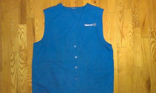 wal mart blue vest