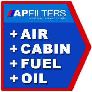 AIR OIL FUEL CABIN FILTER SERVICE KIT Hyundai Santa Fe 2.0 CRDi 4x4 