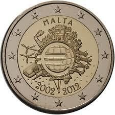 ls malta 2 euro 2012 tye unc from netherlands returns