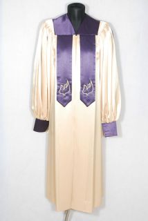 NEW NWT Murphy Robe Crescendo gold/amethyst choir vestments clergy 