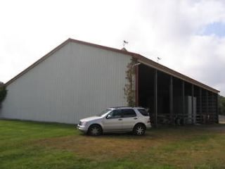 huge pole barn metal sides approx 100 x 80 time
