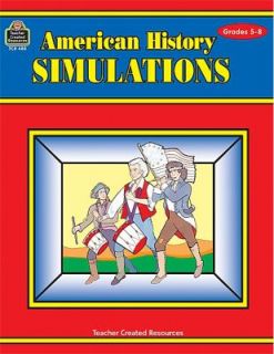 American History Simulations by Max W. Fischer 1993, Paperback 