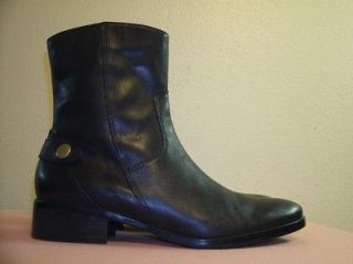 MARC FISHER BLACK LEATHER RIDING BOOTS U.S. SIZE 7.5 M WOMENS
