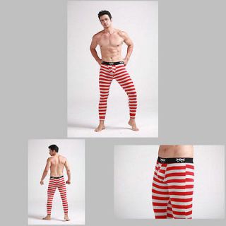 New Sexy Red zebras Mens Warm pants Long johns Thermal Underwear Size 