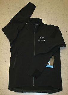 arc teryx mens gamma lt jacket 10264 black size large