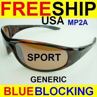 generic sport sun glasses with blue blocker lenses more options