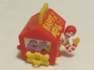 1994 #1 Ronald McDonald presents Happy Birthday Meal Train Toy on 