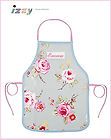 PERSONALISED SHABBY VINTAGE CHIC ENGLISH ROSE OILCLOTH APRON ADULT 