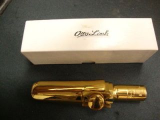 Newly listed Otto Link 8 Gold plated Baritone Saxophone Mouthpiece NEW 