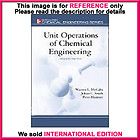 Unit Operations Of Chemical Engineering by Warren L. McCabe, Julian C 