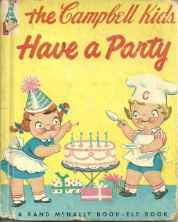 The Campbell Kids Have a Party, Rand McNally Elk Book 29425