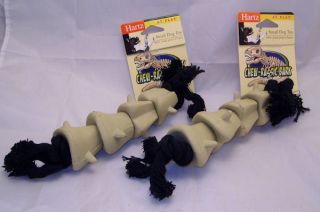 Hartz Chew Rassic Bark Fossil Rubber Rope Dog Toy