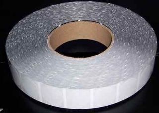 5000 ct. ROLL CLEAR 1 MAILING TABS WAFER SEAL CIRCLE LABELS GREAT LOW 