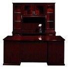 New Emerald Executive Office Desk with Credenza and Hutch Set