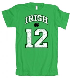   12 St. Patricks Day American Apparel 2001 Fine Jersey tee T Shirt