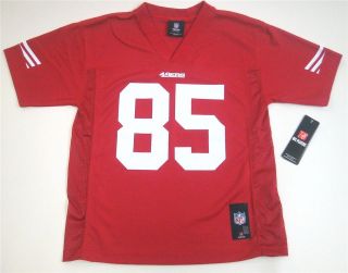 NFL Players 2012 San Francisco 49ers Vernon Davis #85 Youth Red Jersey