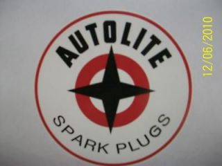 autolite spark plugs sticker decal 5 1 2 time left