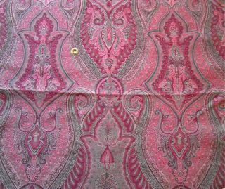   Sample Pink Paisley Turkish Ottoman Lush Opulent Crafts Quilters