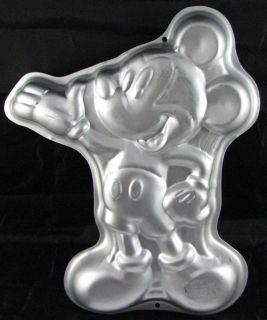 Wilton Mickey Mouse Cake Pan Mold Copy Instructions Standing Waving 