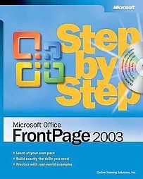 Microsoft Office Frontpage 2003 by Online Training Solutions (2003 