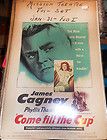 COME FILL THE CUP 51 JAMES CAGNEY CLASSIC RARE AMERICAN WINDOW CARD 