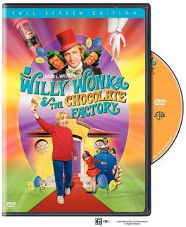 Willy Wonka and the Chocolate Factory DVD, 2005, Full Frame
