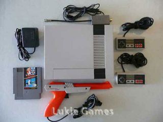 Original NES Nintendo System   with new 72 pin, games, and light gun