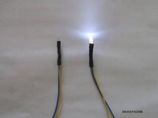 120 pcs 3mm mini led bulbs wired white light 12v