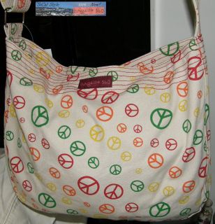 Peace Messenger Bag by Bungalow 360 Cute, Fun, Peacey Ships Free